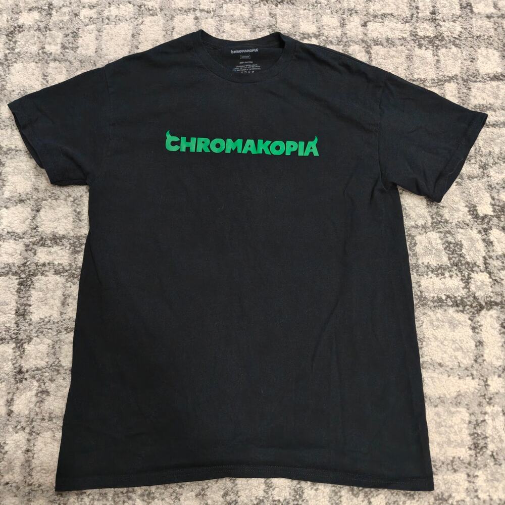 Tyler The Creator Chromakopia Graphic T-Shirt Medium Black Green Album Merch